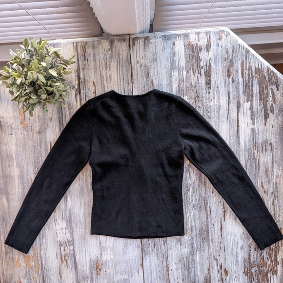 Aritzia Wilfred Tether Sweater Black Women's Medium - Picture 6 of 7